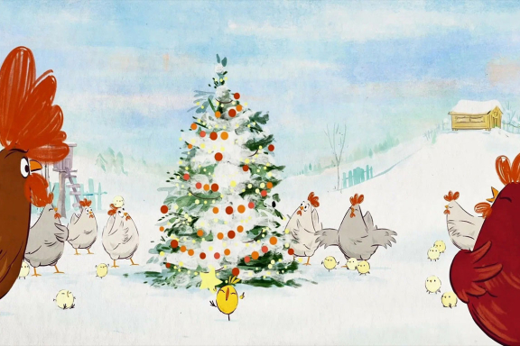 Новогодние истории зверушек